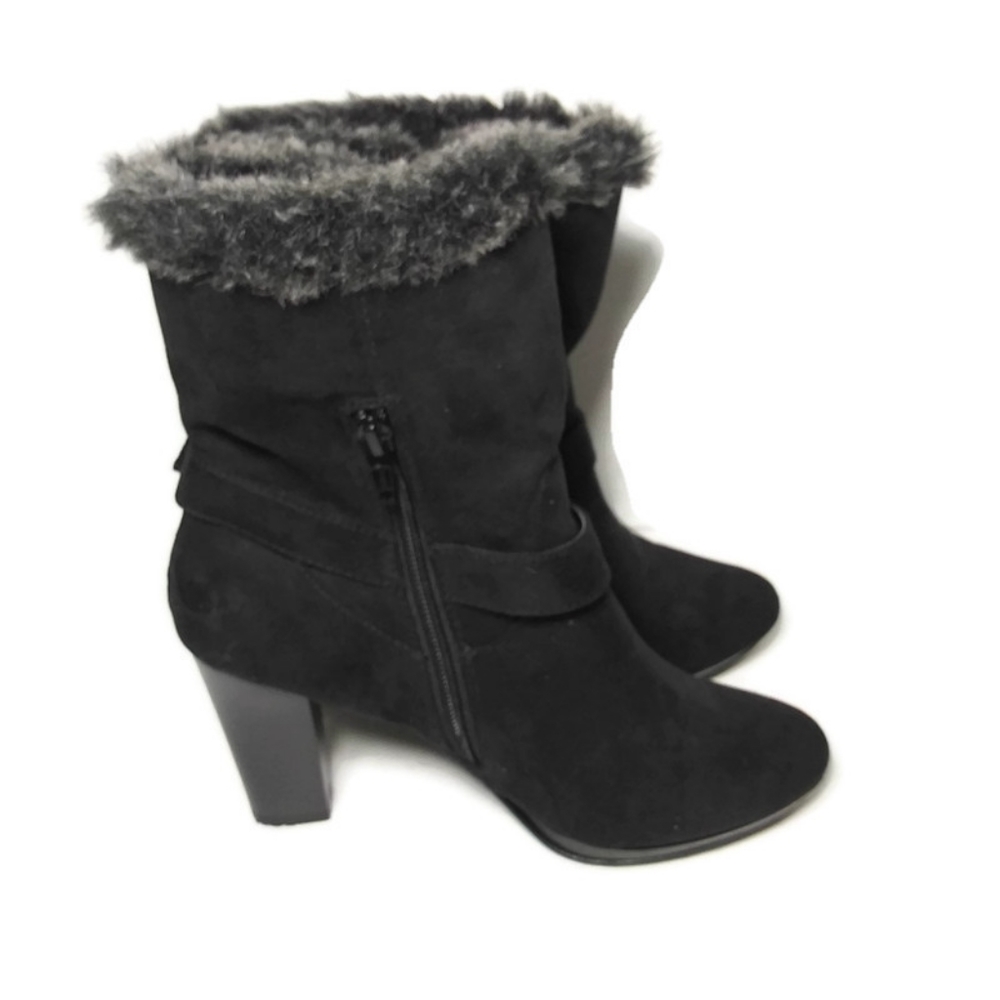 Dana Buchman Women's Zipper Faux Fur Line…